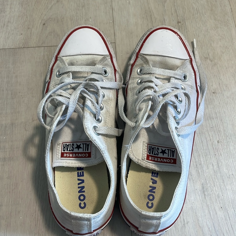 Converse White Low Tops